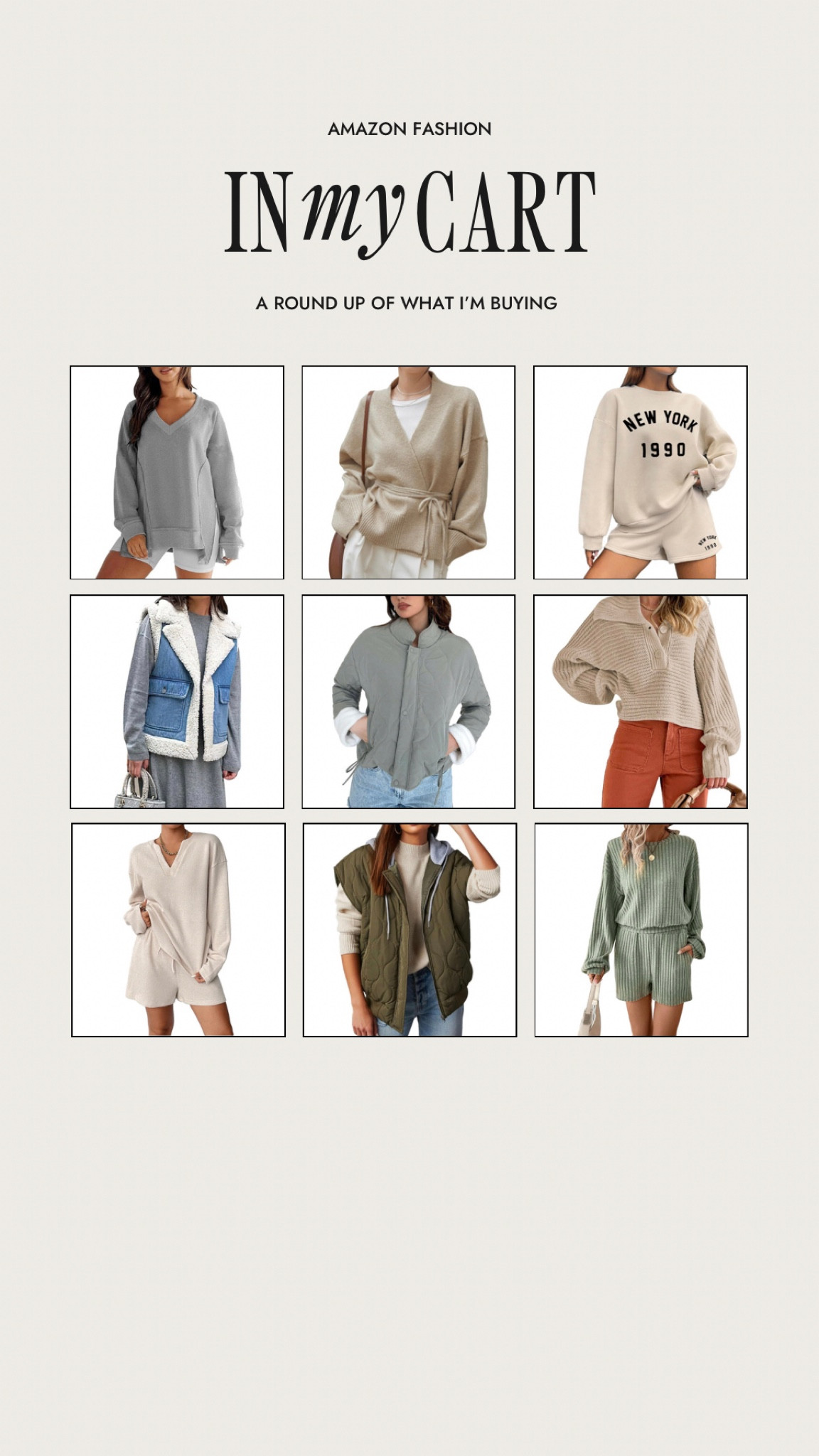 Shop what’s in my Amazon cart this week! 

#LTKstyletip #LTKfindsunder50 #LTKSeasonal