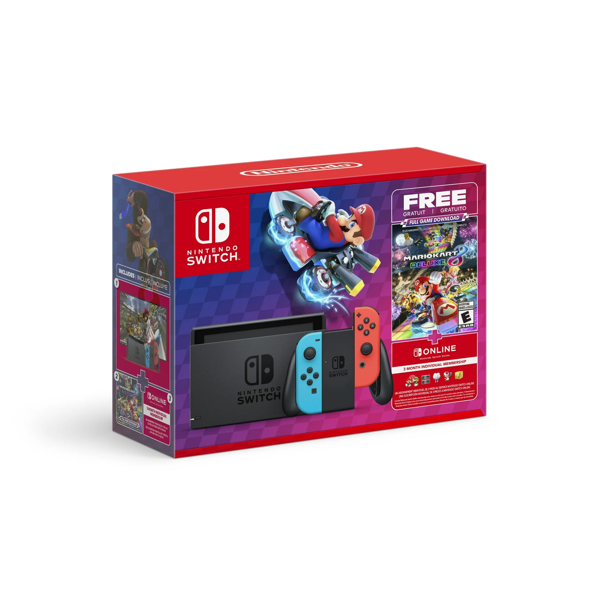 Nintendo Switch™ Mario Kart™ 8 Deluxe Bundle (Full Game Download + 3 Mo. Nintendo Switch Onli... | Walmart (US)