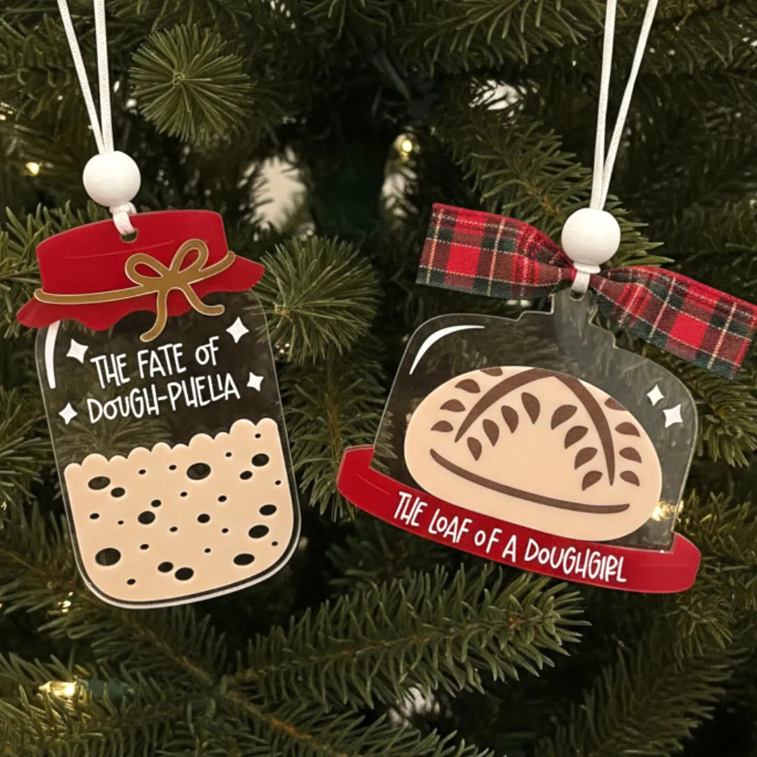 Showgirl Ornament, Sourdough Christmas Ornament, Doughgirl, Sourdough Starter, Sourdough Era - Et... | Etsy (US)