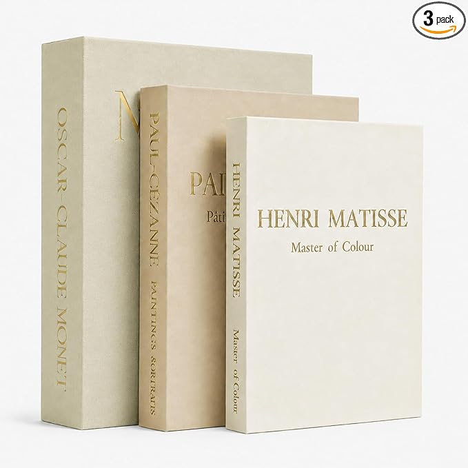 Decorative Books for Home Decor,Set of 3 Aesthetic Faux Books with Storage Box,Linen Fake Books f... | Amazon (US)