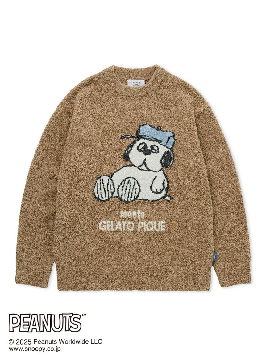 [PEANUTS][MENS] Olaf Jacquard Pullover Sweater | Gelato Pique