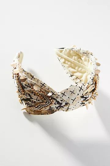 NamJosh Pyramid Embellished Headband | Anthropologie (US)