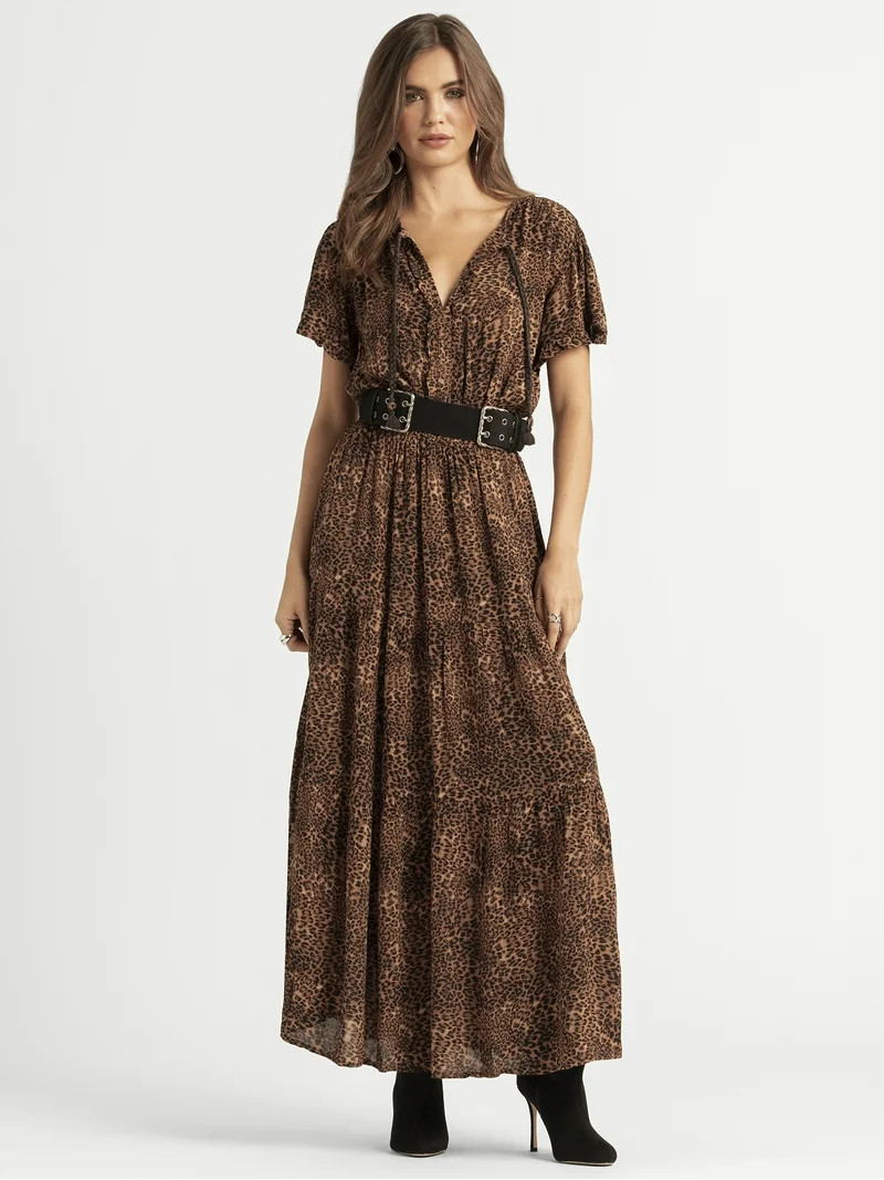 Jessica Simpson Women's Phoebe Maxi Dress, Sizes XS-XL | Walmart (US)