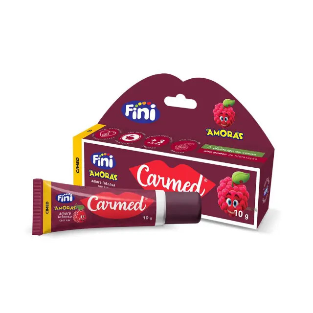 Hidratante Labial Carmed Fini Amoras Intensas com Cor 10g | DrogaRaia (BR)