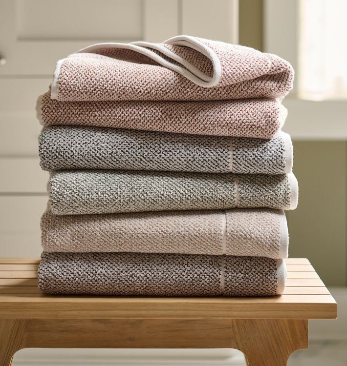 Heathered Terry Organic Cotton Towel | Rejuvenation