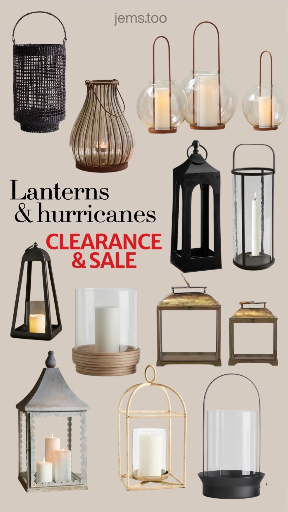Memorial Day lantern & hurricane sale. Candle, Summer, ambiance, crate and barrel, pottery barn, h&m, world market, magnolia, west elm

#LTKSeasonal
