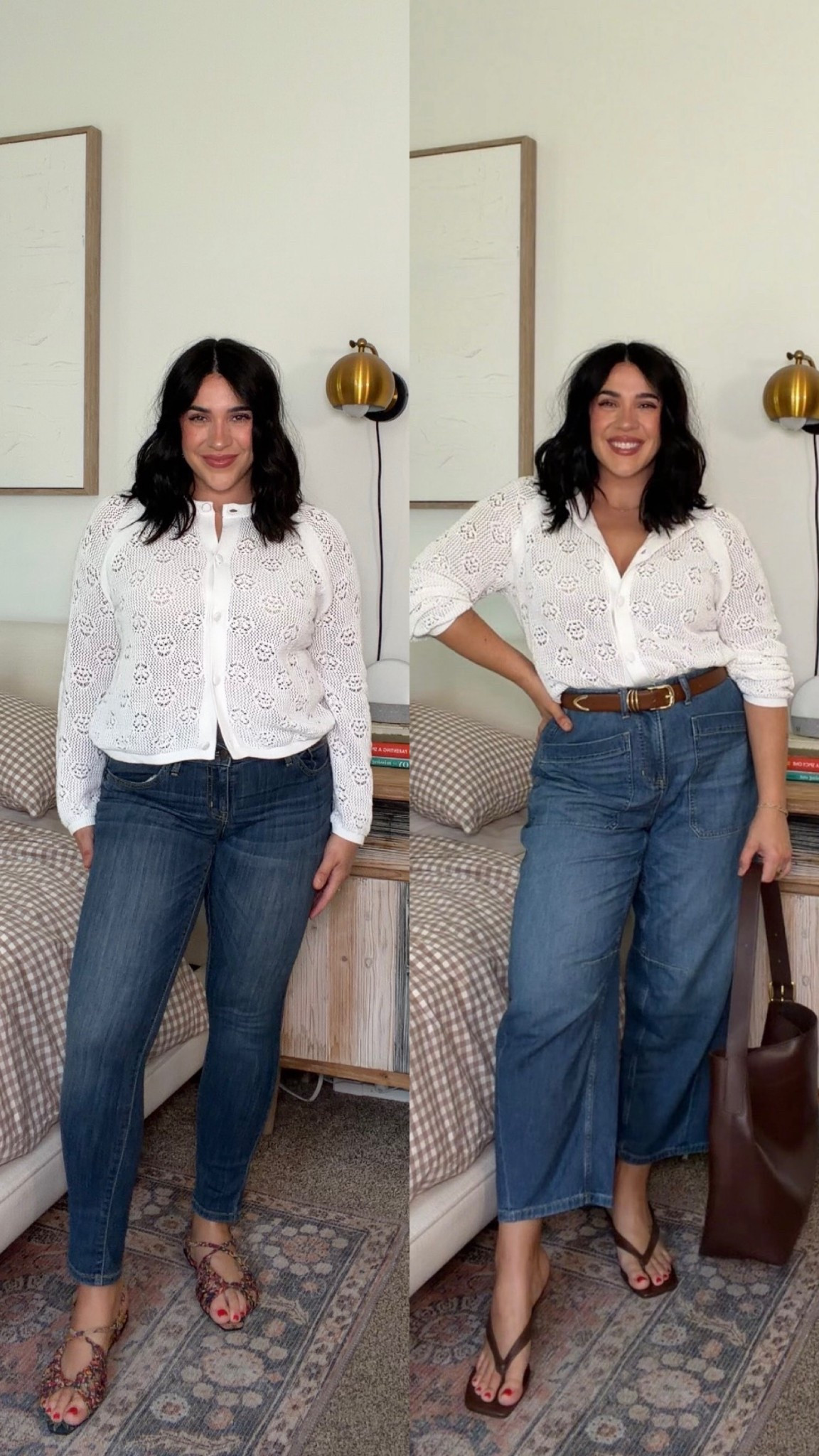 Jeans code: NINAXSPANX my size L petite, top size L. I’m 5’5 and wanted the jeans to hit at the ankle. 

#LTKMidsize #LTKMothersDay #LTKootd