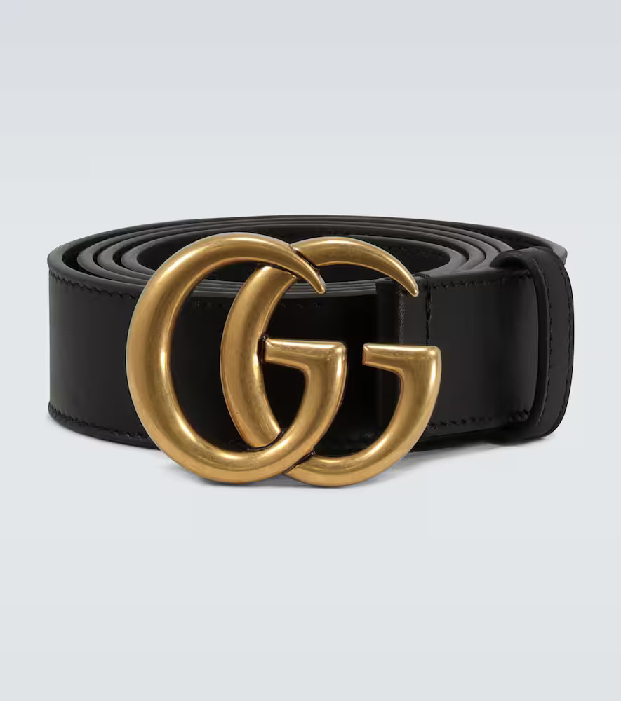 Gucci Ceinture en cuir à boucle Double G | Mytheresa (INTL)