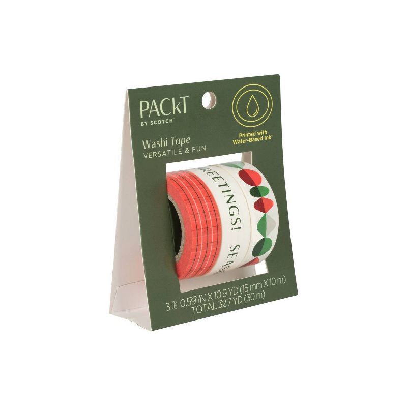 Packt by Scotch Washi Tape 32.7' | Target