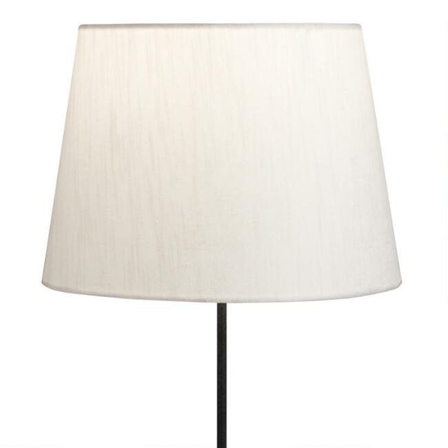 Ivory Velvet Table Lamp Shade | World Market