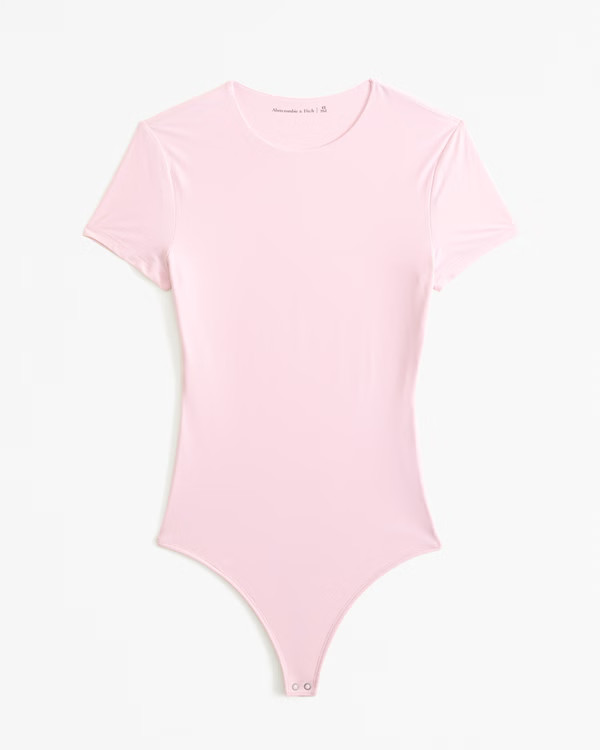 Soft Matte Seamless Tee Bodysuit | Abercrombie & Fitch (US)