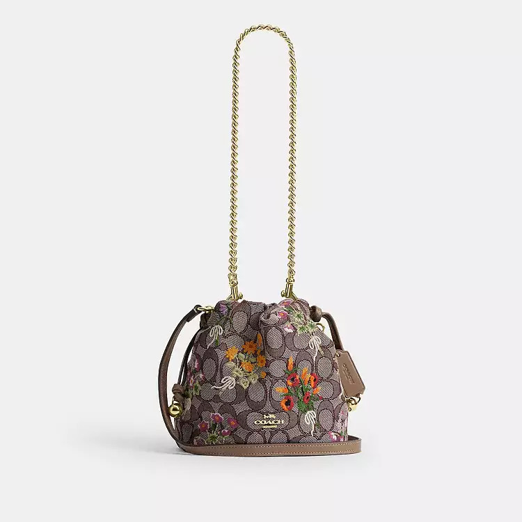 In Signature Jacquard With Floral Embroidery | Coach (US)