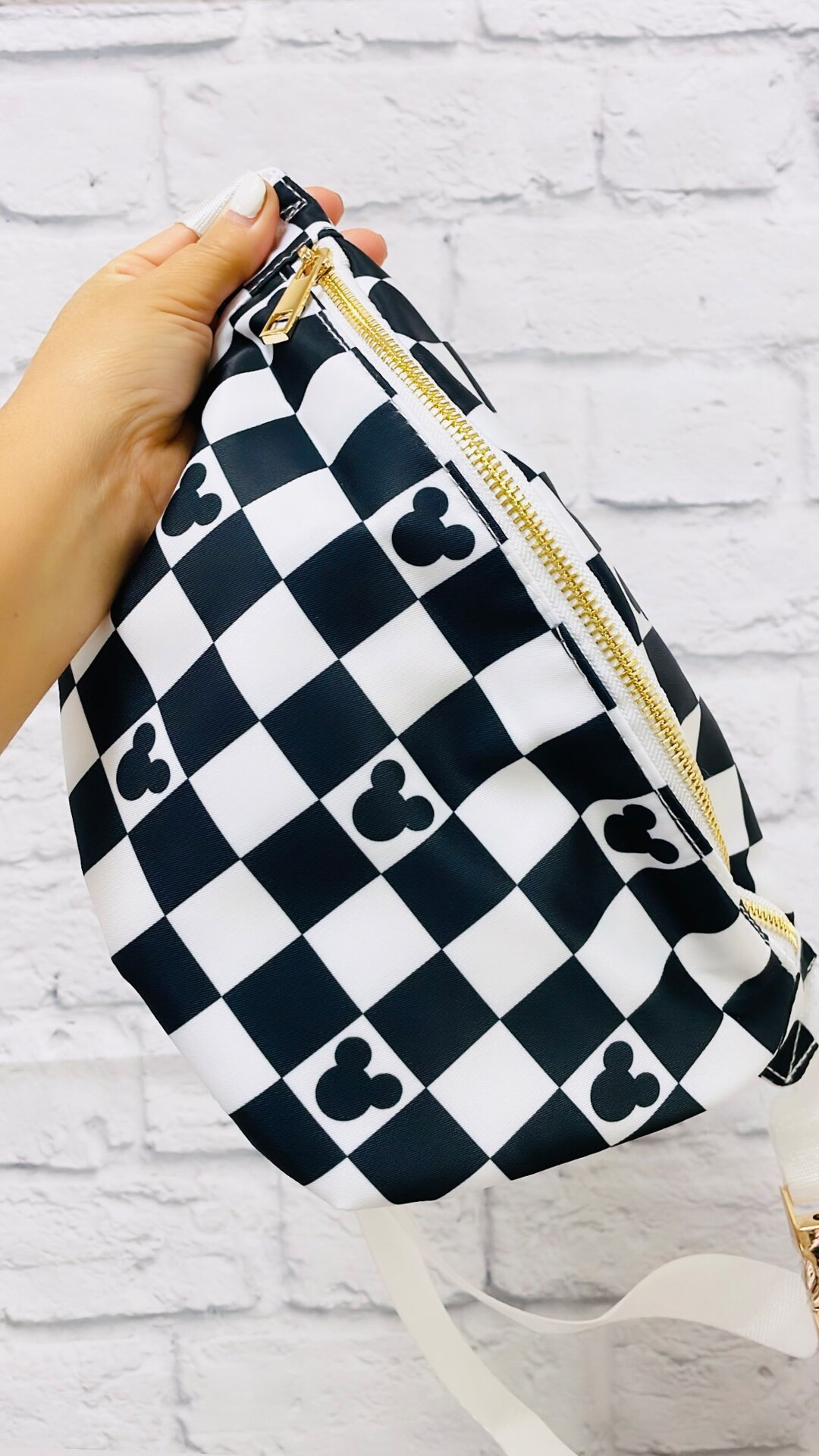 Ready to Ship LARGE Checkered Mouse Fanny Pack Crossbody Bag - Etsy Canada | Etsy (CAD)