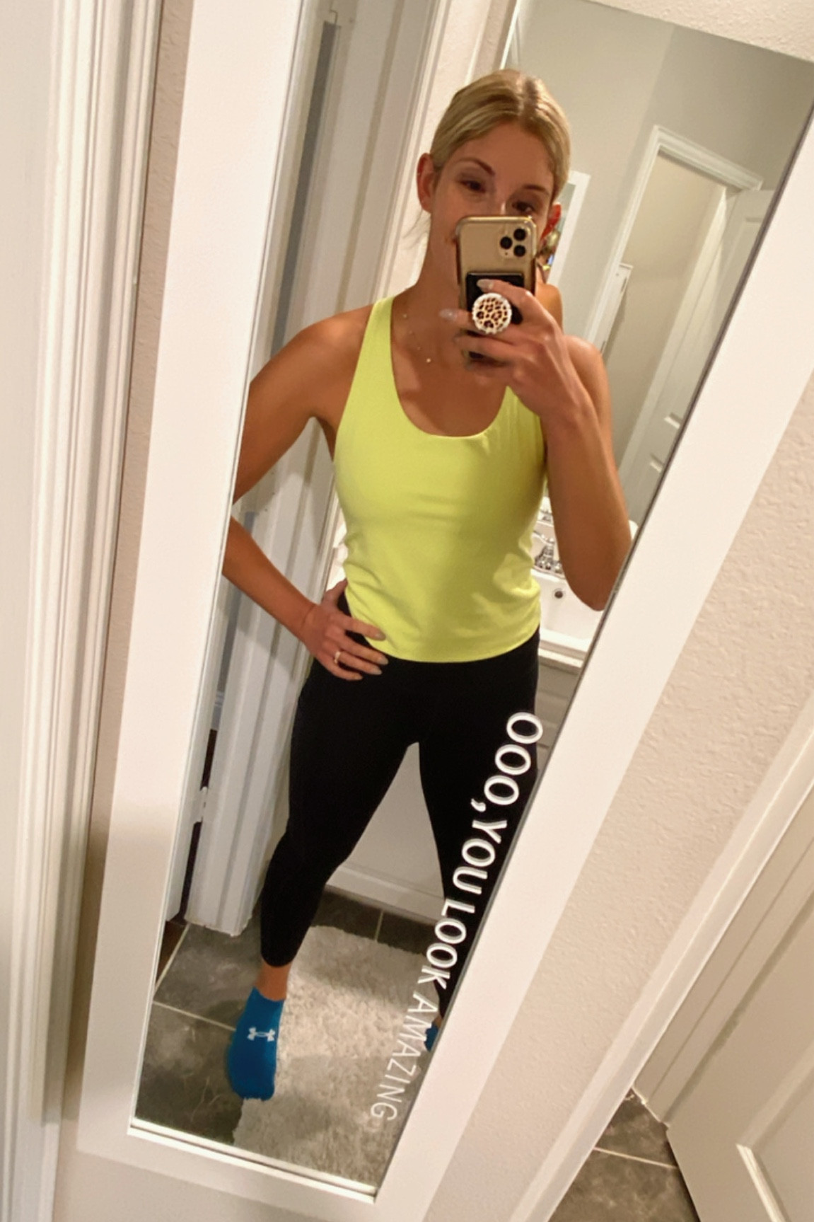 Another day, more athletic wear 🤩 I pretty much live in this during the week & weekends are for dressing up 💛
.
Obsessed with these old navy bra tops - they’re comfortable for running & cross training days! Couldn’t tag the necklace but tagged a few others that I have and love!

#LTKunder50 #LTKfit