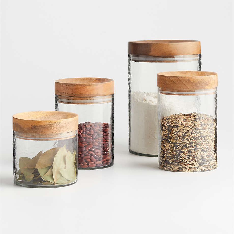 Cooper Medium Glass Canister + Reviews | Crate & Barrel | Crate & Barrel
