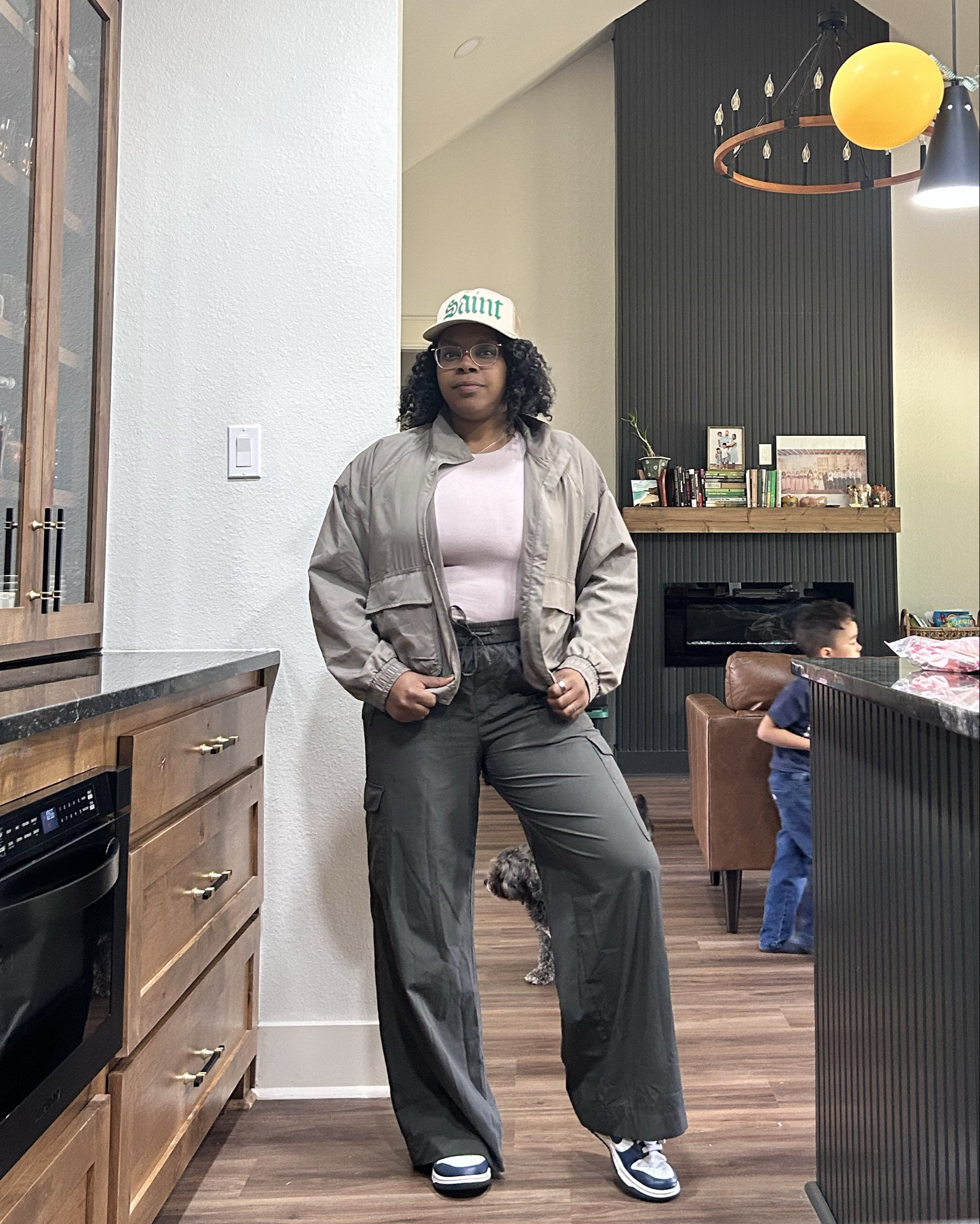 I’m really feeling this outfit today! 

It’s perfectly comfortable, and the bikes I found thrifting last week are literally perfectly broken in! 

My helpful hint when buying this sneaker- get a full size DOWN!

Peep the toddler in the back 😆 my house is a circus half the time, but I wouldn’t have it any other way! 

#LTKmomlife #LTKgrwm #LTKootd