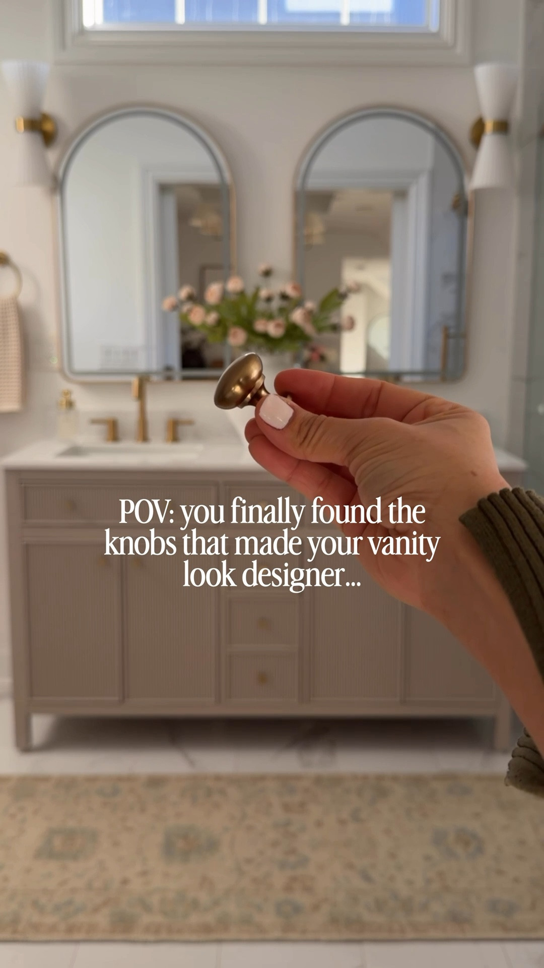 The $9 upgrade that made our vanity look so much more expensive.  🤎

Sometimes it really is the smallest details that make the biggest difference. ✨


#LTKSaleAlert #LTKHome