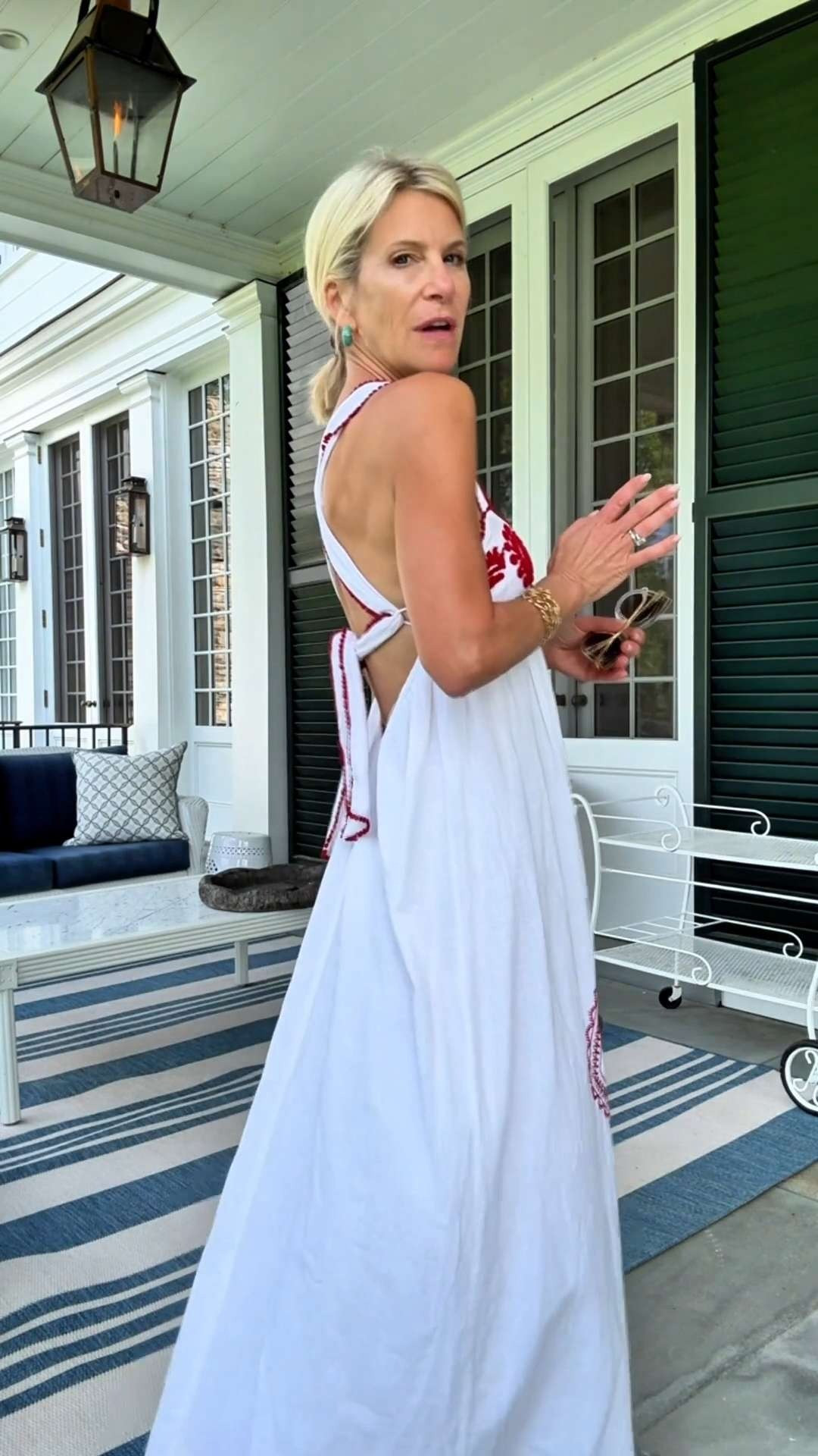This embroidered maxi dress is made for summer parties, vacations, and warm-weather events. The breezy silhouette and bold red embroidery make it a standout piece that’s both comfortable and chic.

💡 LTK MADE EASY

❤️ Heart = Support my posts
🔖 Save = Get sale & restock alerts
📋 Lists = Keep favorites organized
📲 Share = Send to yourself for later
💬 Comment = Ask me anything 

 #LTKootd #LTKSeasonal #LTKOver40