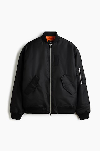 H & M - Padded bomber jacket - Black | H&M (US + CA)