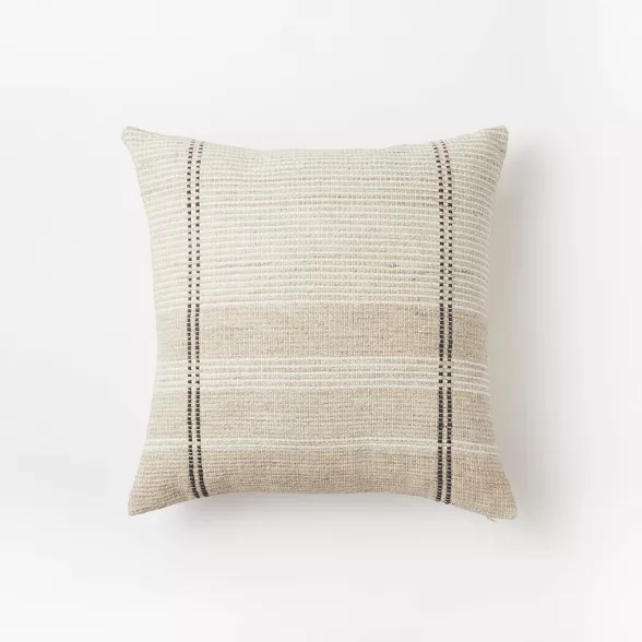 Woven Striped Throw Pillow Neutral - Threshold™ designed with Studio McGee | Target
