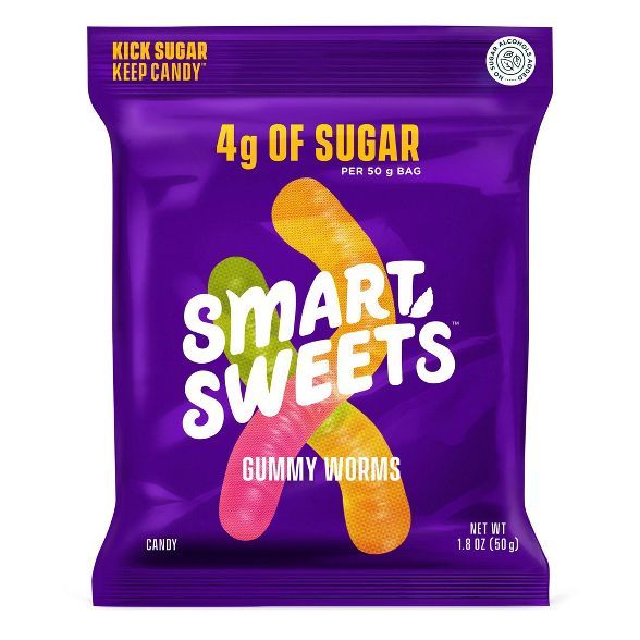 SmartSweets Gummy Worms - 1.8oz | Target