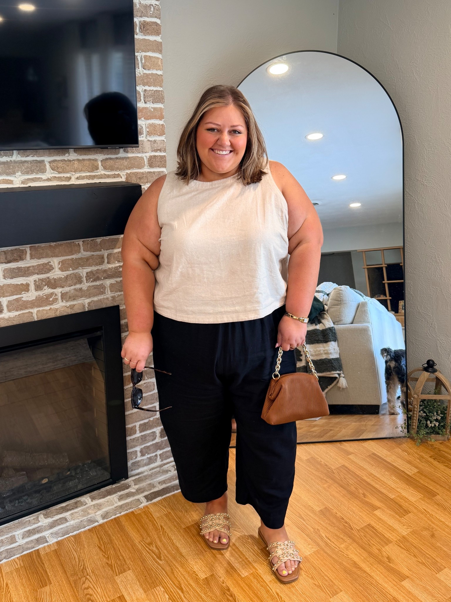 linen everything please!! 
Top: 4X
Pants: 3X

#LTKPlusSize #LTKSeasonal #LTKTravel