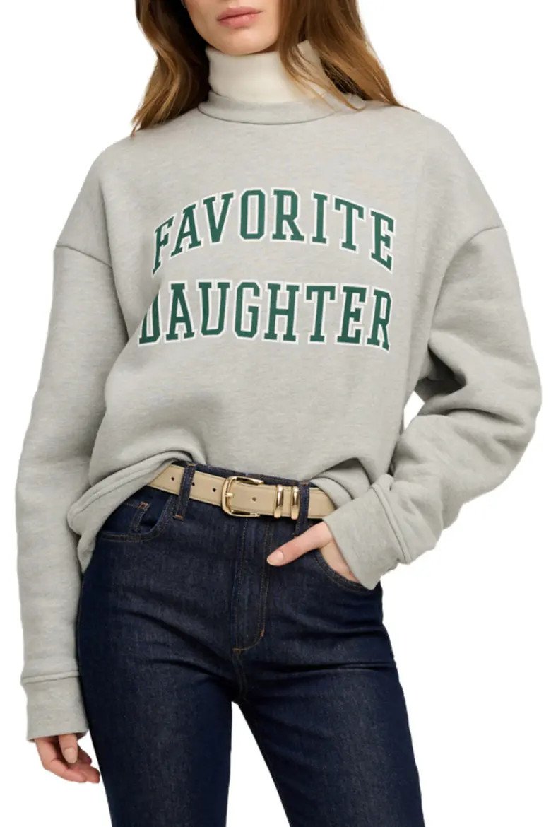 Collegiate Cotton Blend Sweatshirt (Women) | Nordstrom | Nordstrom