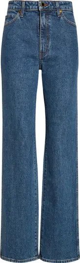 Khaite Danielle High Waist Straight Leg Jeans | Nordstrom | Nordstrom