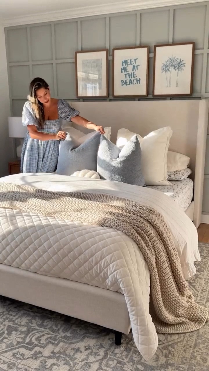 Giving you a little mini tour of my daughter’s room today 🤍🌊 ✨ She wanted something modern and coastal, but still soft and timeless. So we mixed layered textures, muted blues, and warm neutrals to create her own little retreat.
It’s coastal… but in the calm, elevated way that I love! 


#moderncoastalbedroom #teenbedroomdecor #neutralhome #wayfairfinds #bedroominspo

#LTKStyleTip #LTKSaleAlert #LTKHome