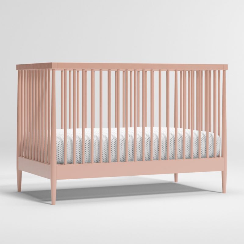 Hampshire Blush Baby Crib | Crate & Kids | Crate & Barrel