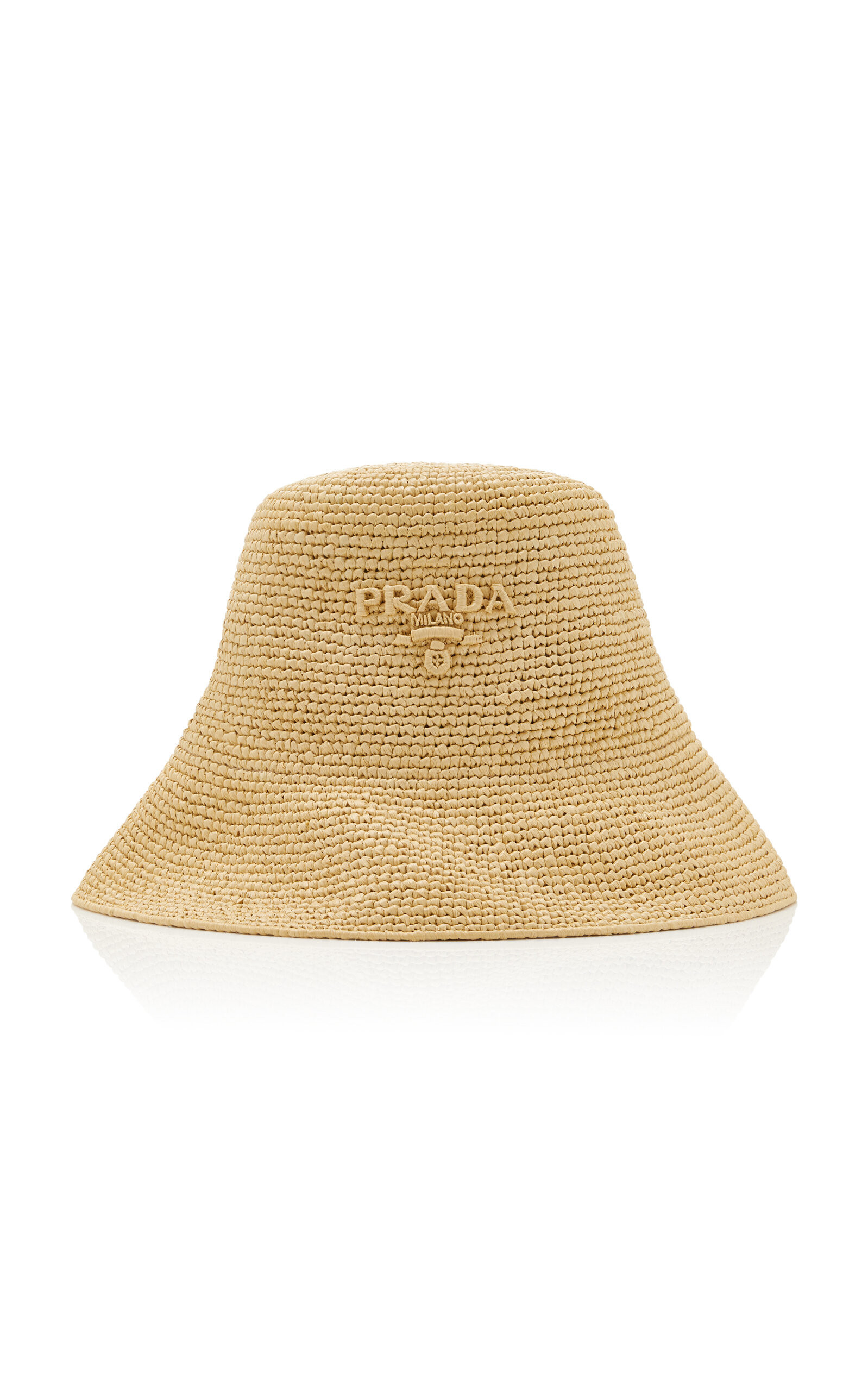 Prada - Raffia Bucket Hat - Neutral - S - Moda Operandi | Moda Operandi (Global)