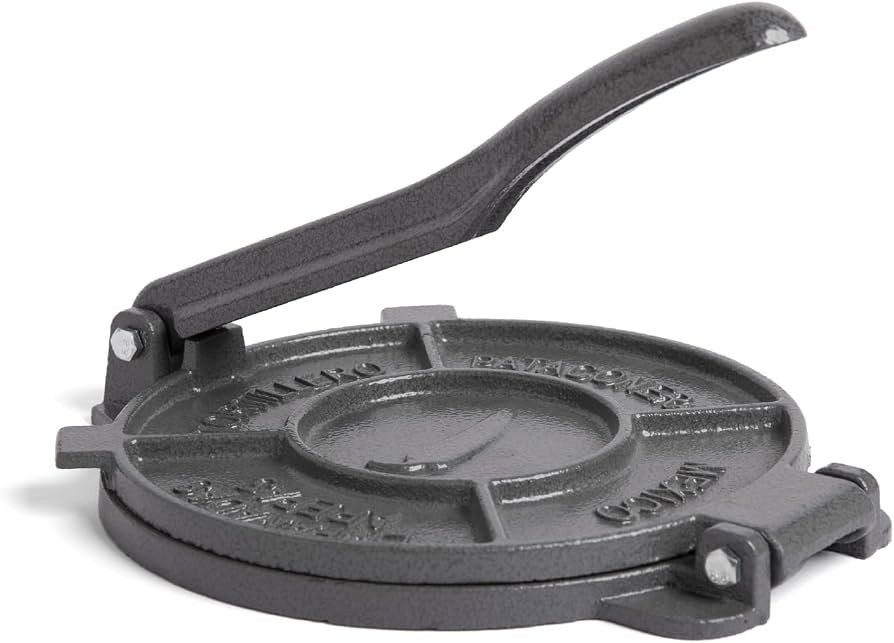 Alpha Living Tortilla Press \u2013 8 Inch Cast Iron Quesadilla Maker \u2013 Heavy Duty Empanada M... | Amazon (US)