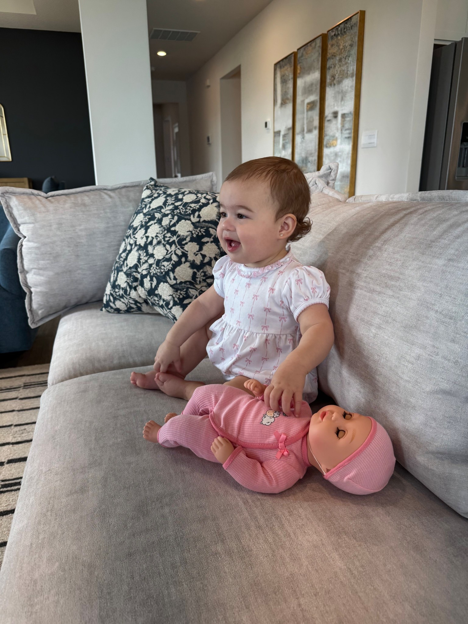 Her new obsession is this babydoll! She brings it everywhere 🤍💕

#LTKKids #LTKBaby