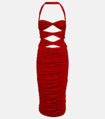 Peekaboo Mio cutout midi dress | Mytheresa (UK)