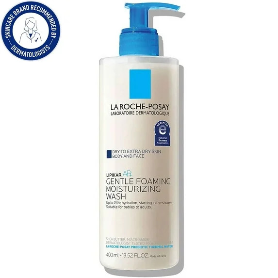 La Roche-Posay Lipikar AP+ Moisturizing Unscented Body and Face Wash for Sensitive Skin, 13.52 fl... | Walmart (US)