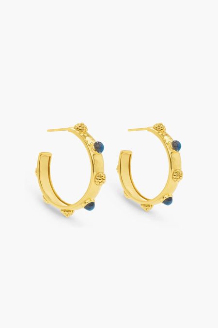 I love these gold hoops for a charming and subtle statement! 