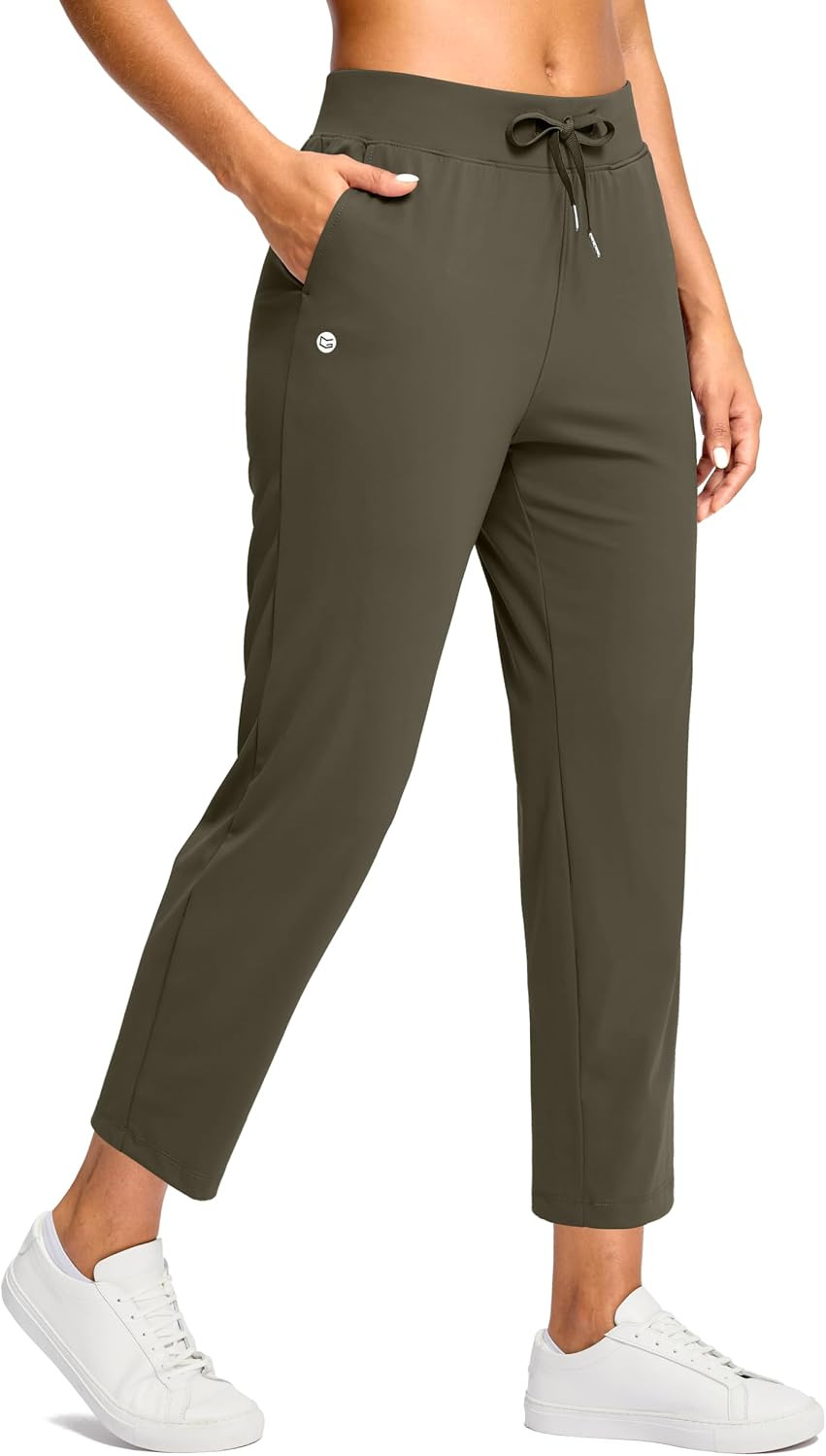 G Gradual Petite Pants for Women 24"/26" Ankle Pants with 2 Pockets | Amazon (US)
