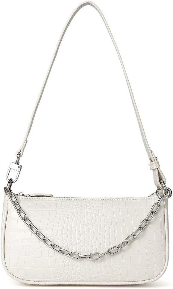 WESTBRONCO Small Shoulder Bag Retro Classic Mini Clutch Purses Tote Handbags with zipper for Wome... | Amazon (US)