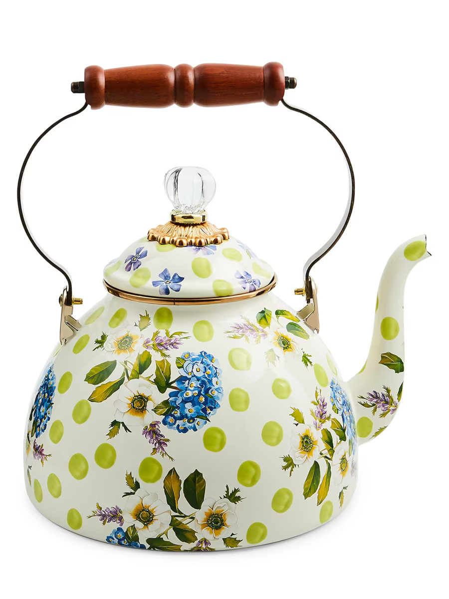 Wildflowers Green 3-Quart Tea Kettle | Saks Fifth Avenue