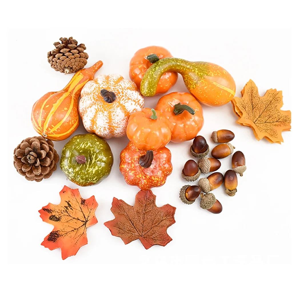 50PCS Halloween Decoration Set Fake Pumpkin Assorted Photography Prop Home Decor | Walmart (CA)