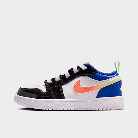 Jordan Little Kids 1 Low Alt SE Casual Shoes in White/Black/Game Royal Size: 1.5 | Finish Line (US)