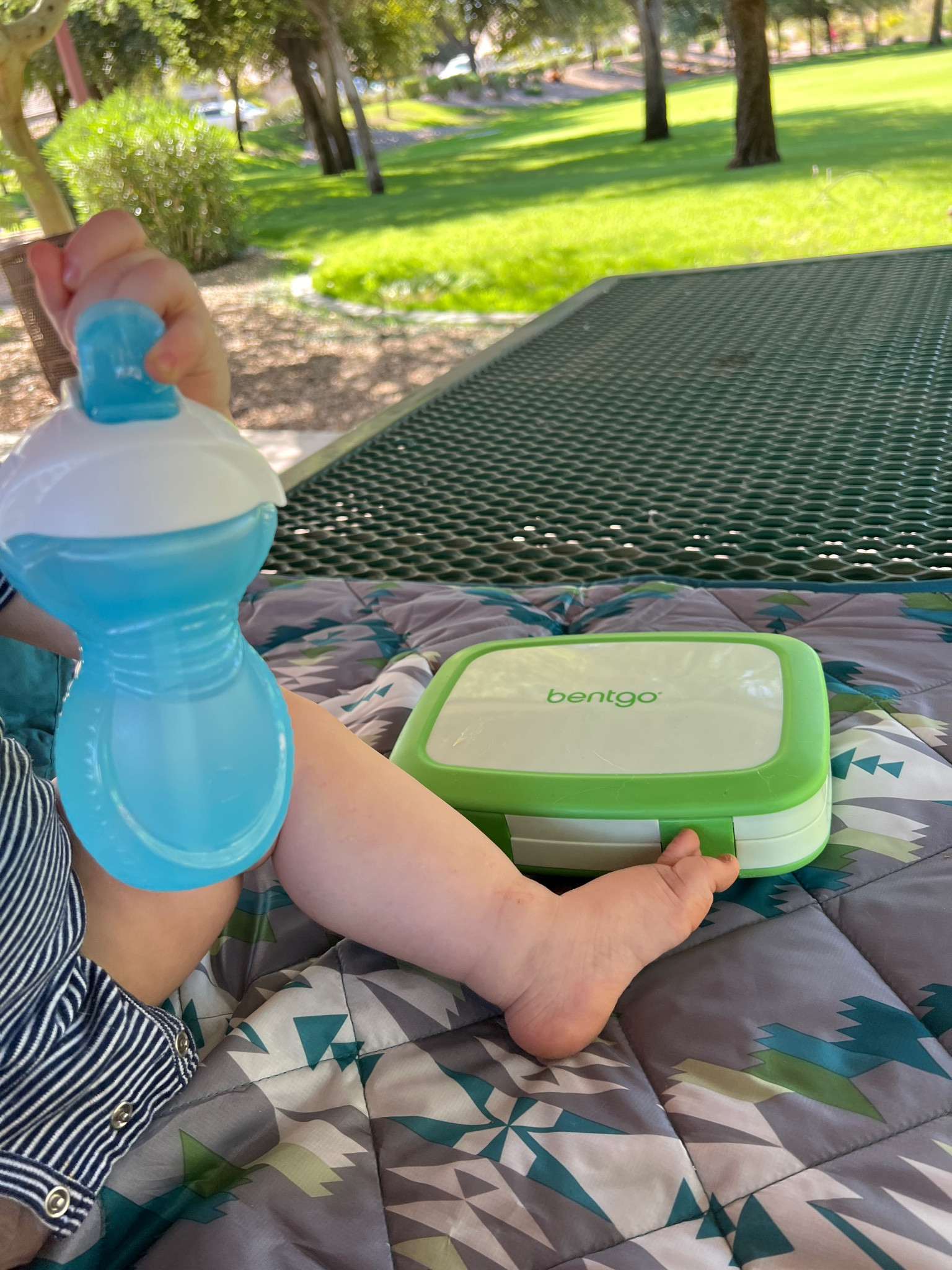 Perfect weather for lunch at the park! 

#LTKFamily #LTKBaby #LTKKids