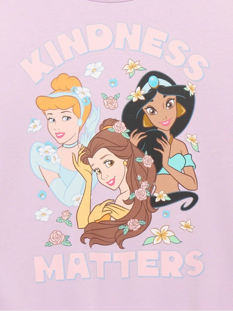 Disney Princess Girls Kindness Matters Graphic Sweatshirt, Sizes 4-16 | Walmart (US)