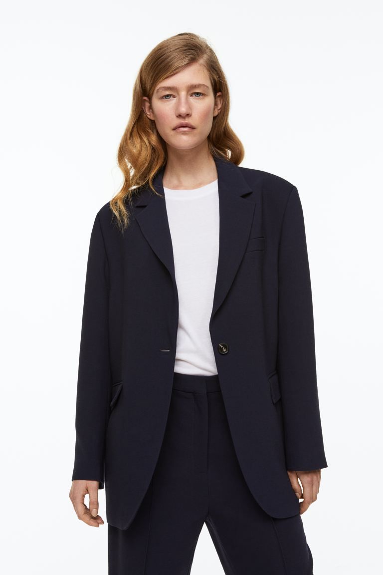 One-button wool jacket | H&M (UK, MY, IN, SG, PH, TW, HK)
