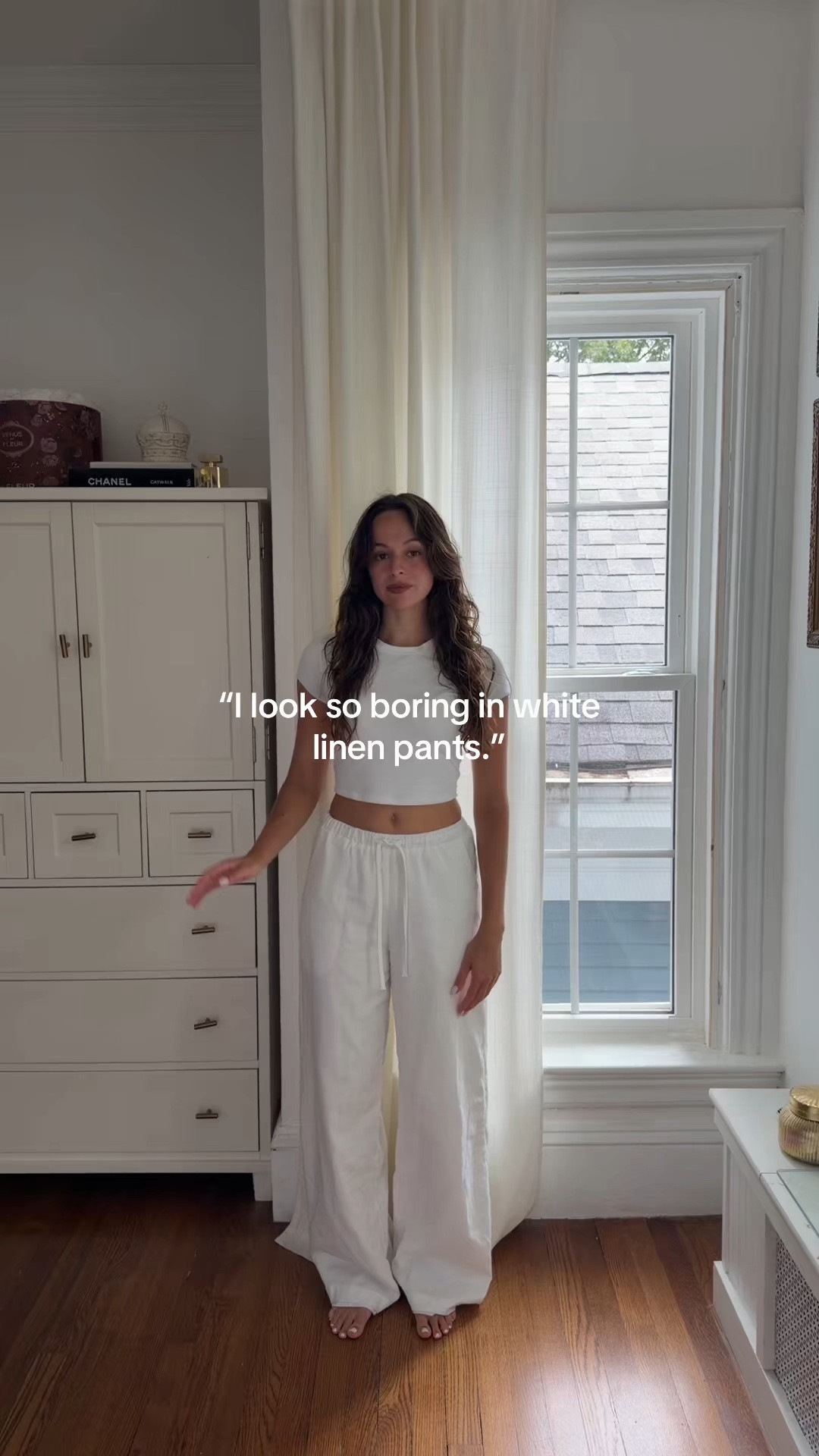 Styling white linen pants

#LTKootd