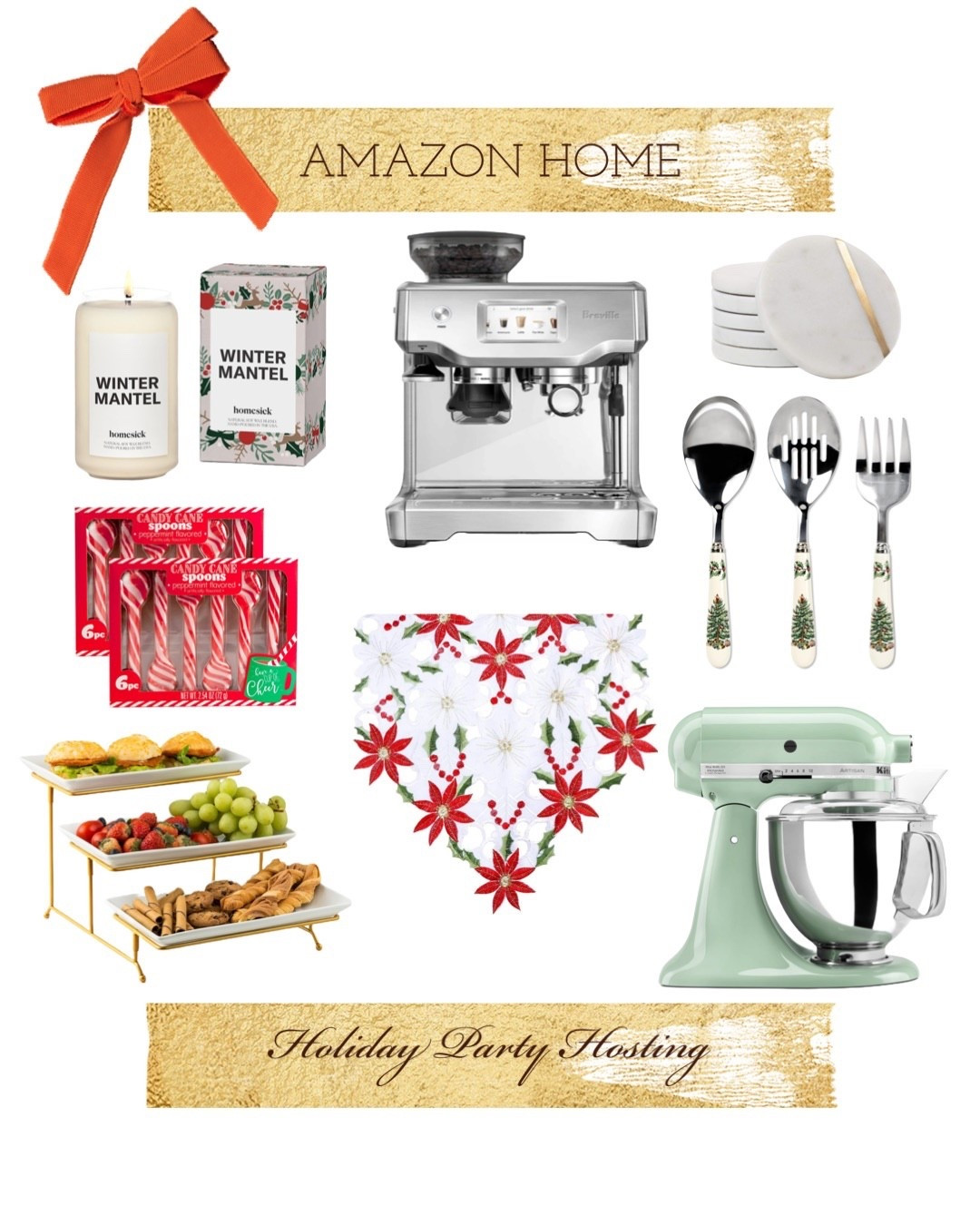 Amazon Home holiday hosting ideas 🎄
Festive serveware, peppermint spoons, cozy candles, and kitchen must-haves for creating a warm and welcoming holiday party atmosphere ❤️

#holidayhosting 

#LTKHome #LTKHoliday #LTKfoodie