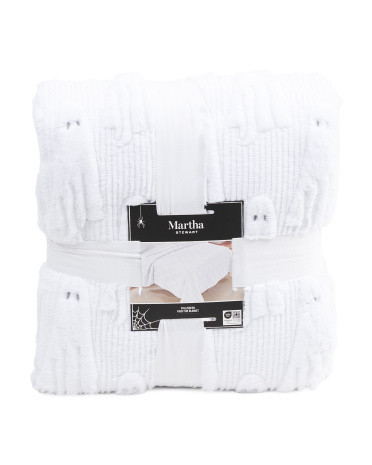Faux Fur Ghost Blanket | TJ Maxx