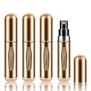4Pcs Refillable Perfume Atomizer Bottles，Portable Mini Separate Perfume Bottle，Travel and Out... | Amazon (US)