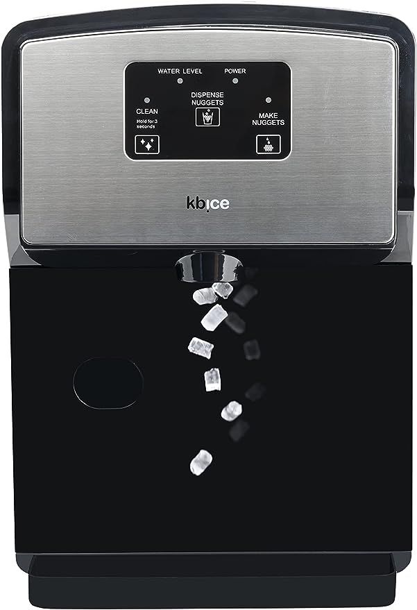KBice Self Dispensing Countertop Nugget Ice Maker, Crunchy Pebble Ice Maker, Sonic Ice Maker，Pr... | Amazon (US)