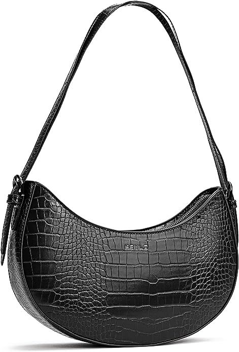 Keyli Shoulder Bag for Women Trendy Small Clutch Purse Zipper Closure Tote Shoulder Handbags with... | Amazon (US)